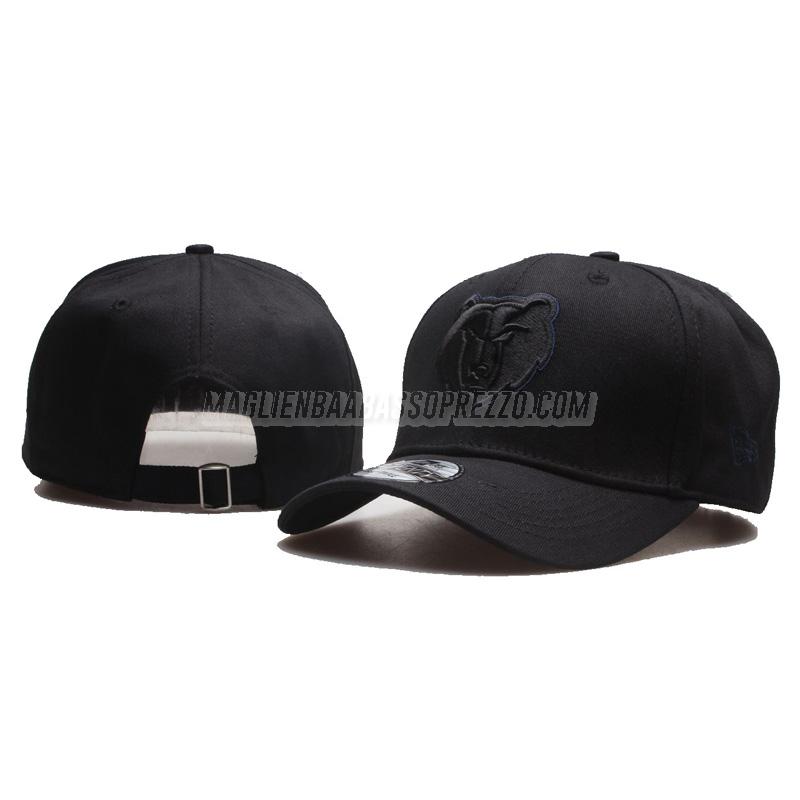 cappelli da baseball memphis grizzlies di 2023 nero