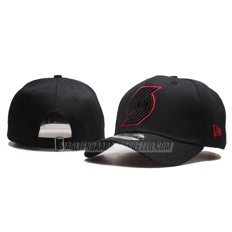 cappelli da baseball portland trail blazers di 2023 nero