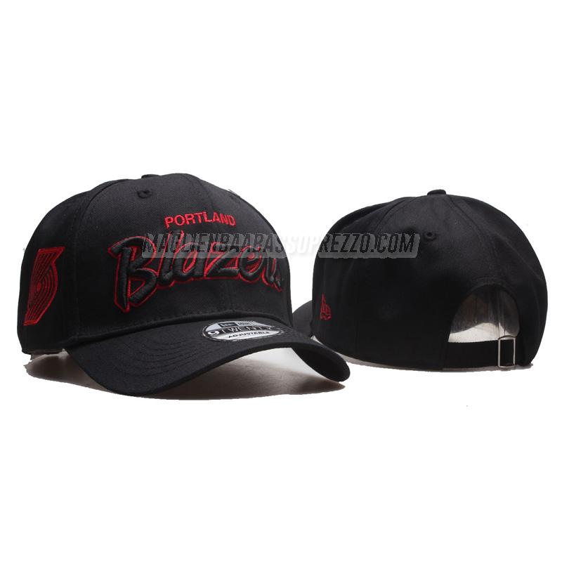 cappelli da baseball portland trail blazers di ktz1 2023 nero