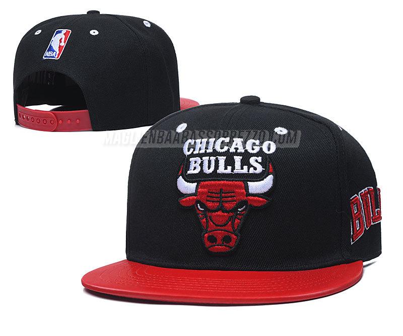 cappelli hip hop chicago bulls di chh12 rosso nero