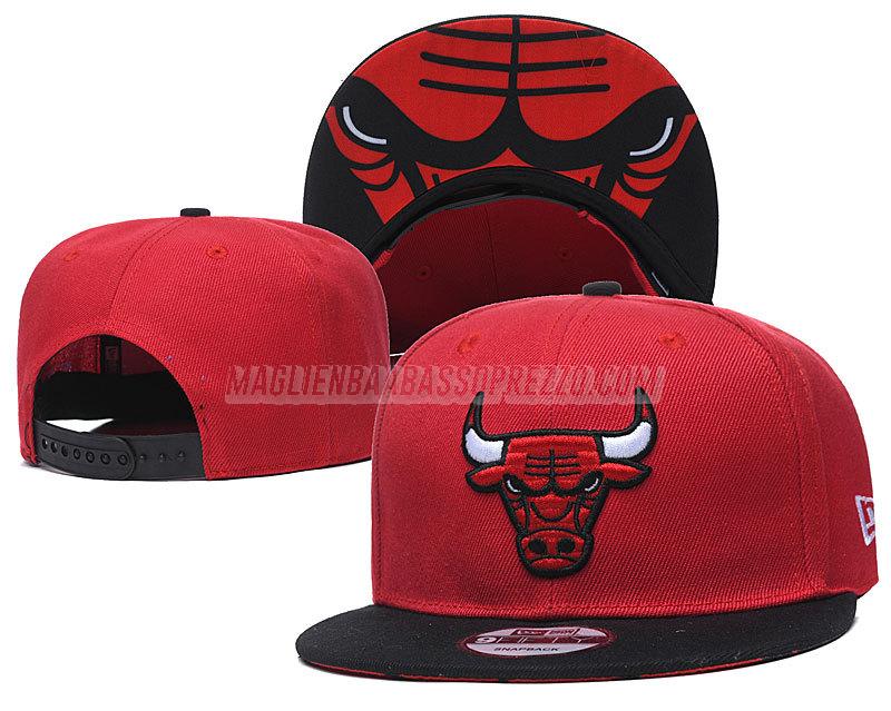 cappelli hip hop chicago bulls di chh15 rosso