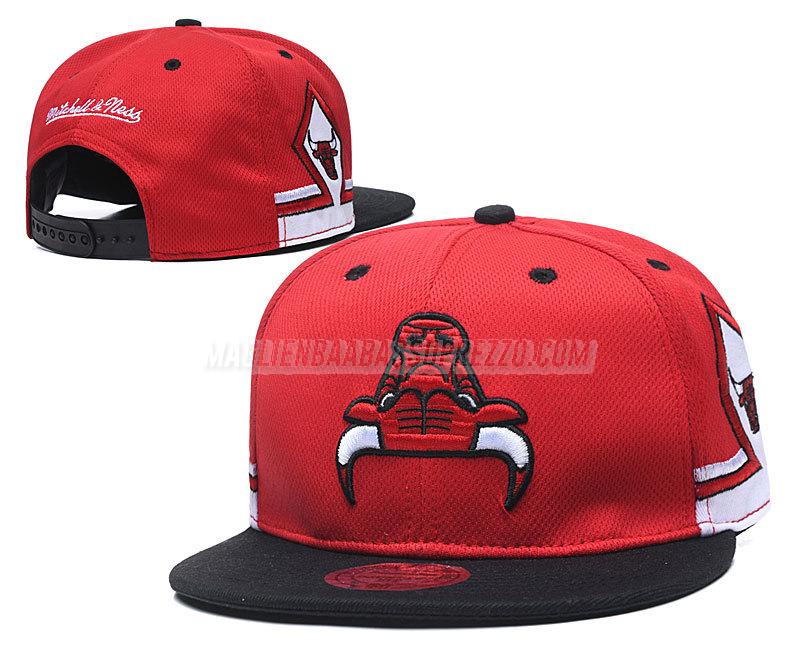 cappelli hip hop chicago bulls di chh18 rosso