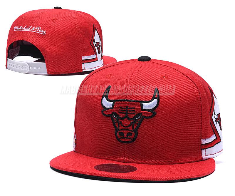 cappelli hip hop chicago bulls di chh29 rosso