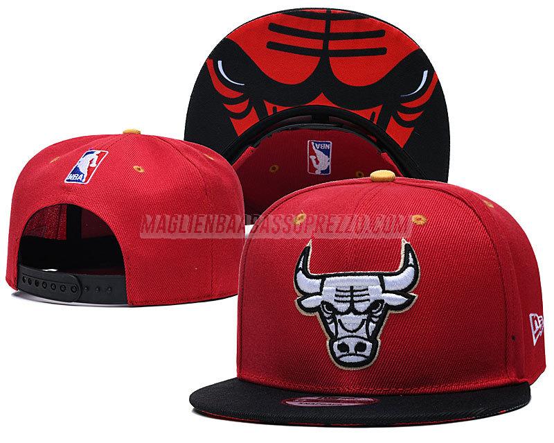 cappelli hip hop chicago bulls di chh30 rosso