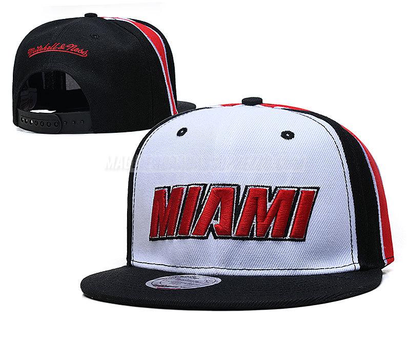 cappelli hip hop miami heat di chh148 bianco nero