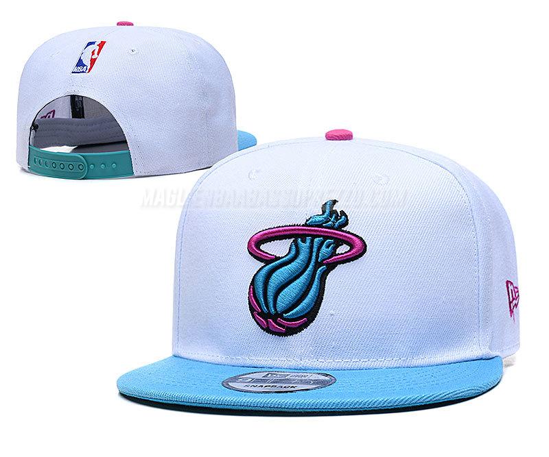 cappelli hip hop miami heat di chh149 bianco