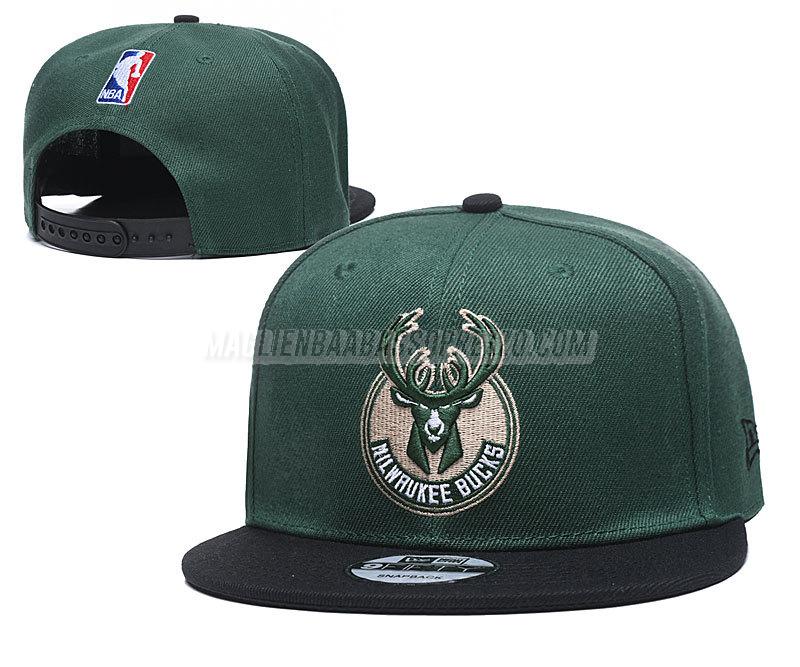 cappelli hip hop milwaukee bucks di chh152 verde