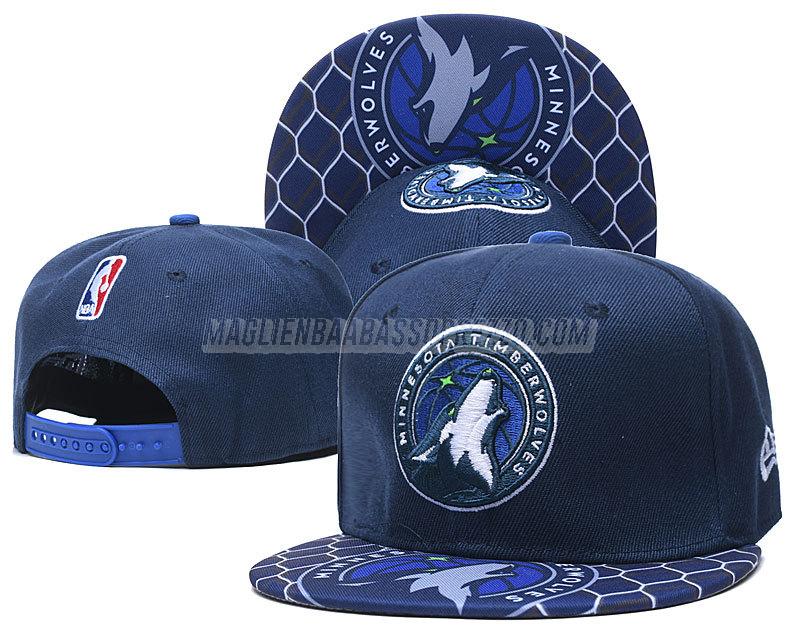 cappelli hip hop minnesota timberwolves di chh135 blu