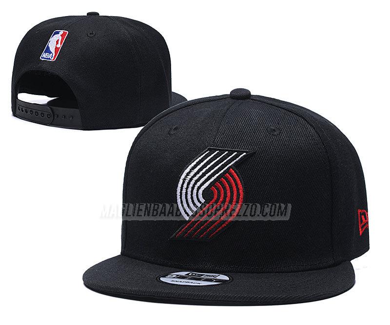 cappelli hip hop portland trail blazers di chh124 nero