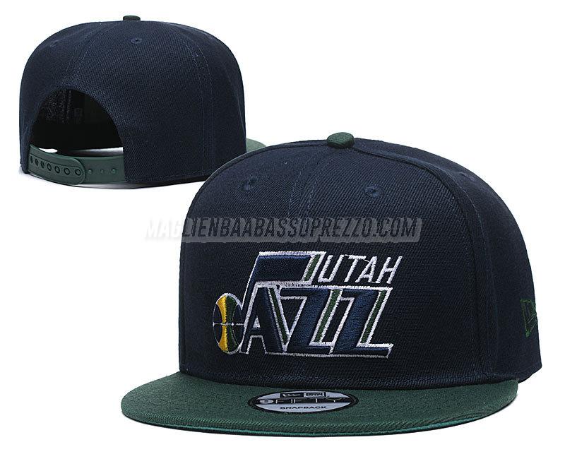 cappelli hip hop utah jazz di chh114 blu