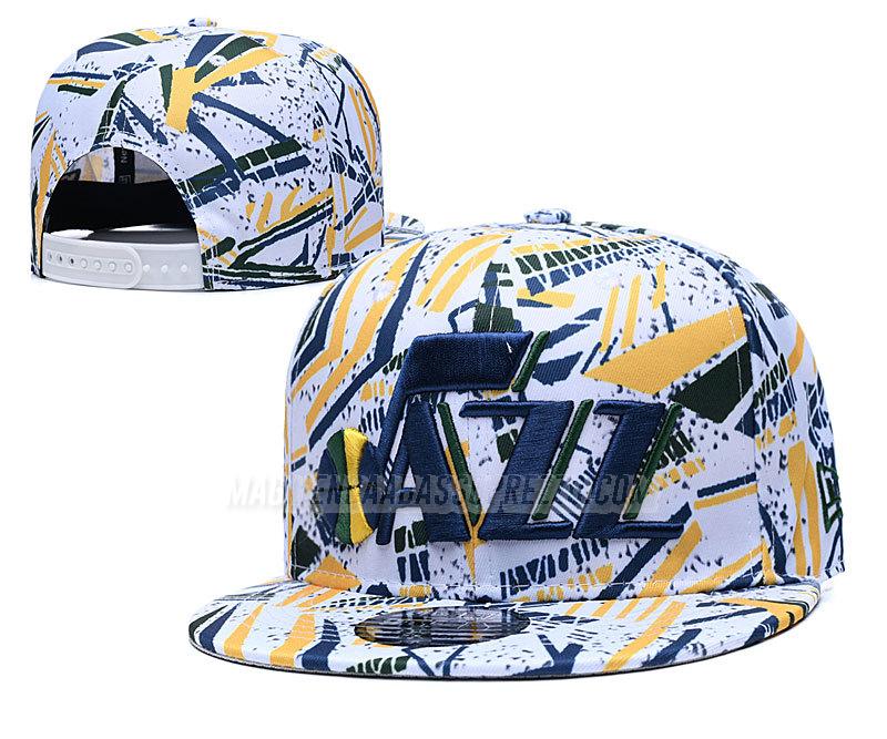 cappelli hip hop utah jazz di chh116 bianco