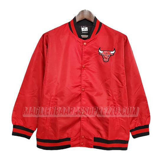 giacca da baseball chicago bulls di 2021 rosso