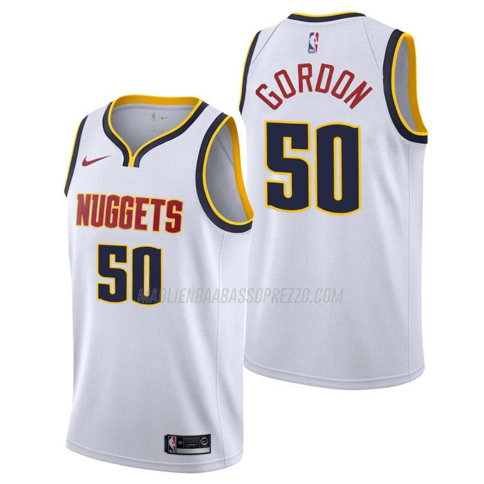 maglia aaron gordon denver nuggets di 50 uomo association edition 2023 bianco