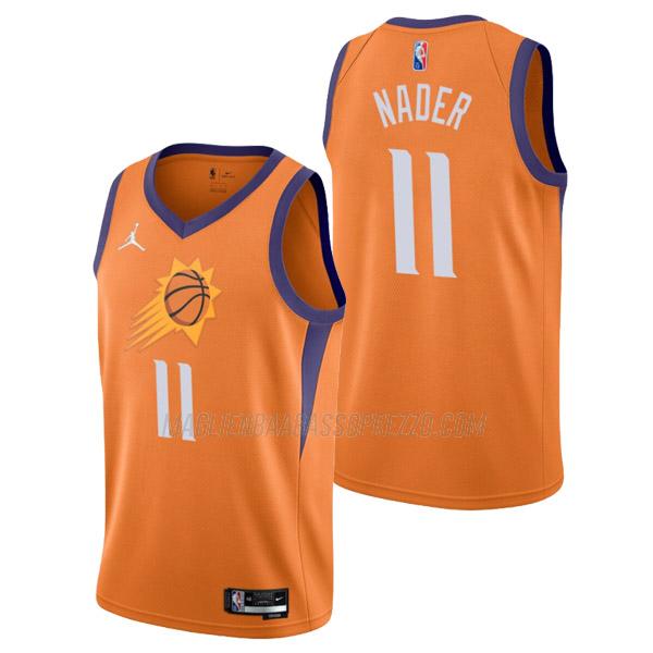 maglia abdel nader phoenix suns di 11 uomo statement edition 2022 arancia