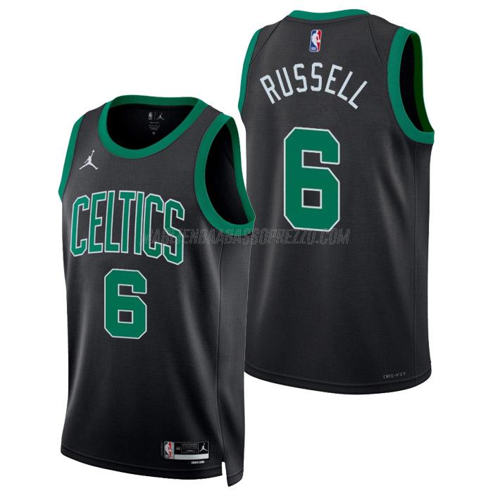 maglia bill russell boston celtics di 6 uomo statement edition 2023 nero