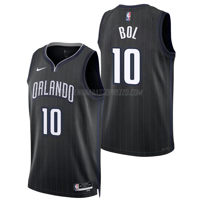 maglia bol bol orlando magic di 10 uomo city edition 2023 nero