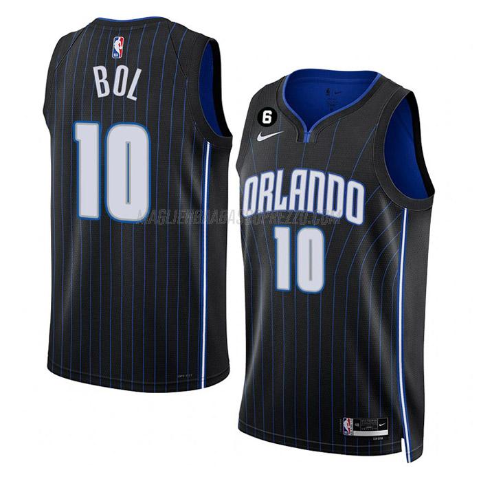 maglia bol bol orlando magic di 10 uomo icon edition 2023 nero