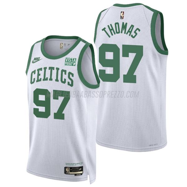 maglia brodric thomas boston celtics di 97 uomo classic edition 2022 bianco