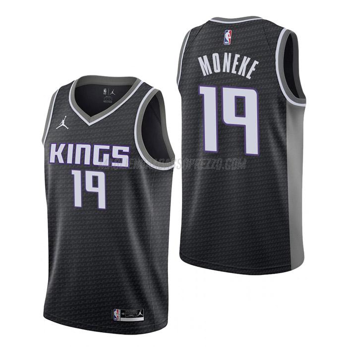 maglia chima moneke sacramento kings di 19 uomo statement edition 2023 nero