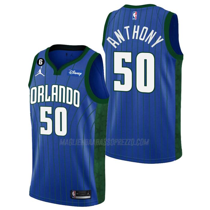 maglia cole anthony orlando magic di 50 uomo statement edition 2023 verde