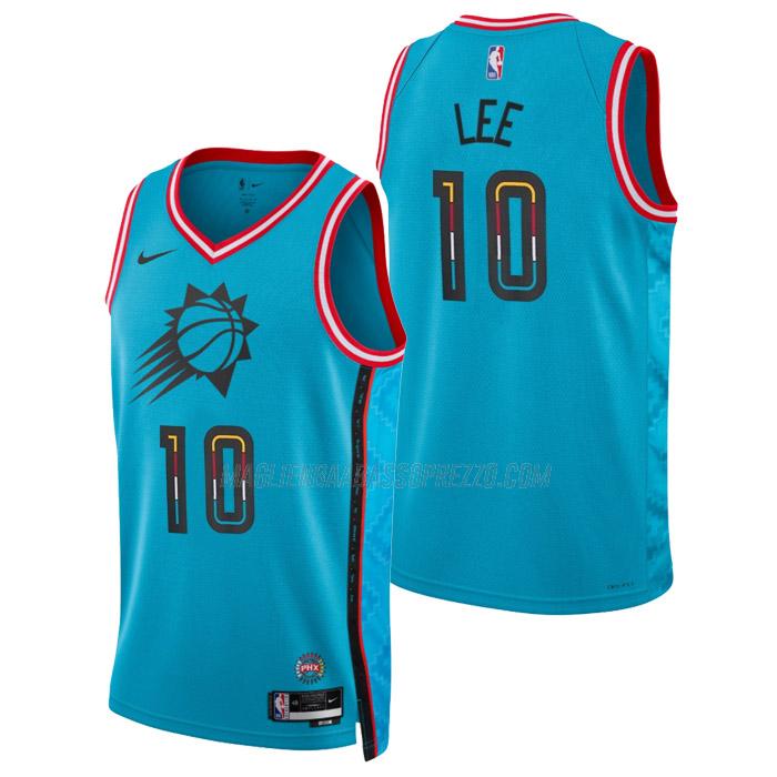 maglia damion lee phoenix suns di 10 uomo city edition 2023 verde acqua