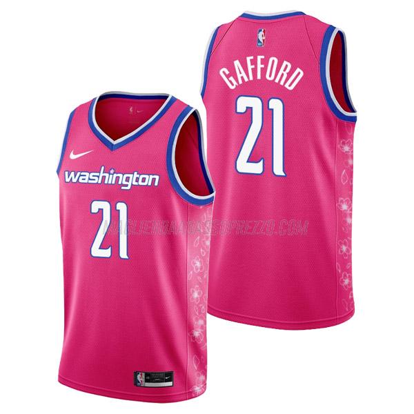 maglia daniel gafford washington wizards di 21 uomo city edition 2023 rosa