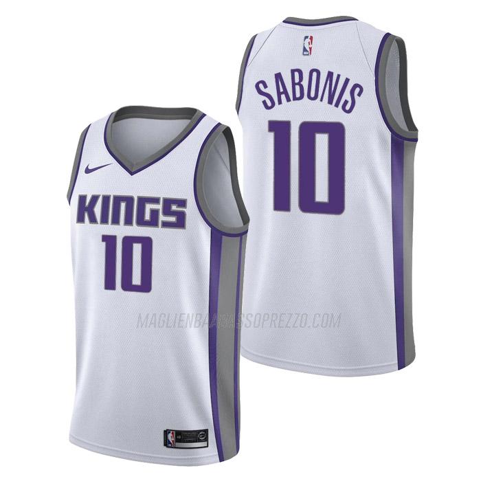 maglia domantas sabonis sacramento kings di 10 uomo association edition 2023 bianco