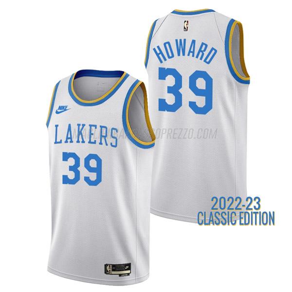 maglia dwight howard los angeles lakers di 39 uomo classic edition 2023 bianco