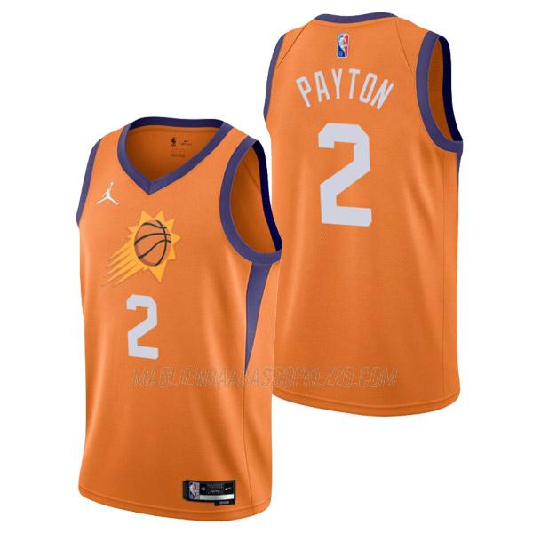 maglia elfrid payton phoenix suns di 2 uomo statement edition 2022 arancia