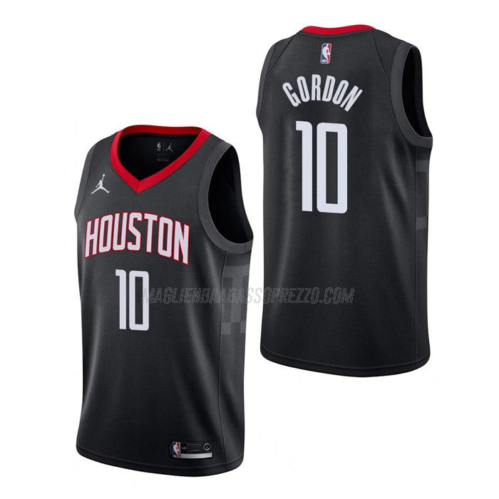 maglia eric gordon houston rockets di 10 uomo statement edition 2023 nero