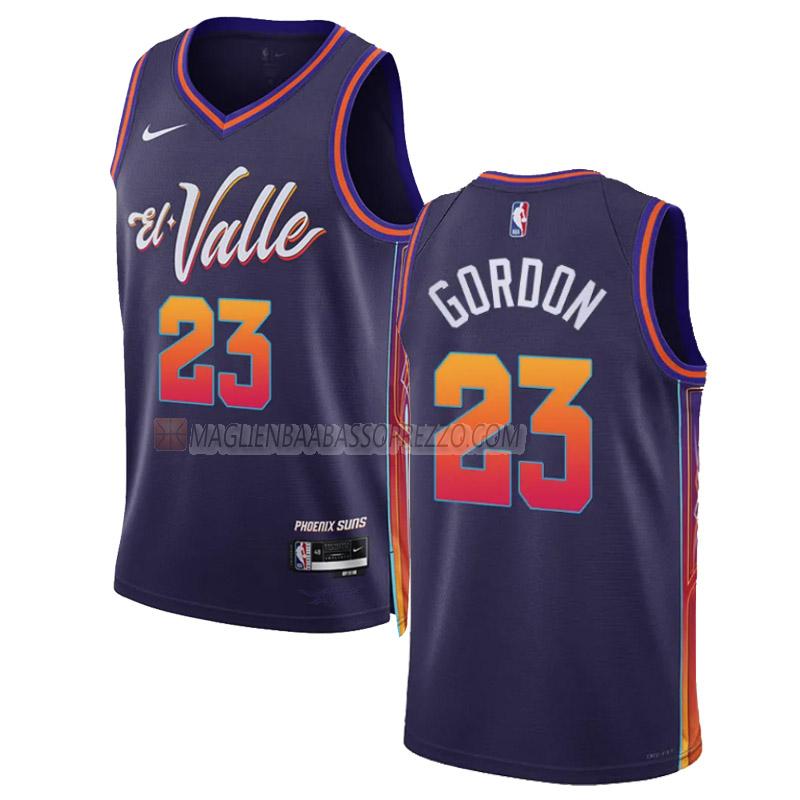 maglia eric gordon phoenix suns di 23 uomo city edition 2023-24 viola