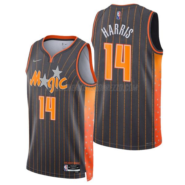 maglia gary harris orlando magic di 14 uomo city edition 2022 nero