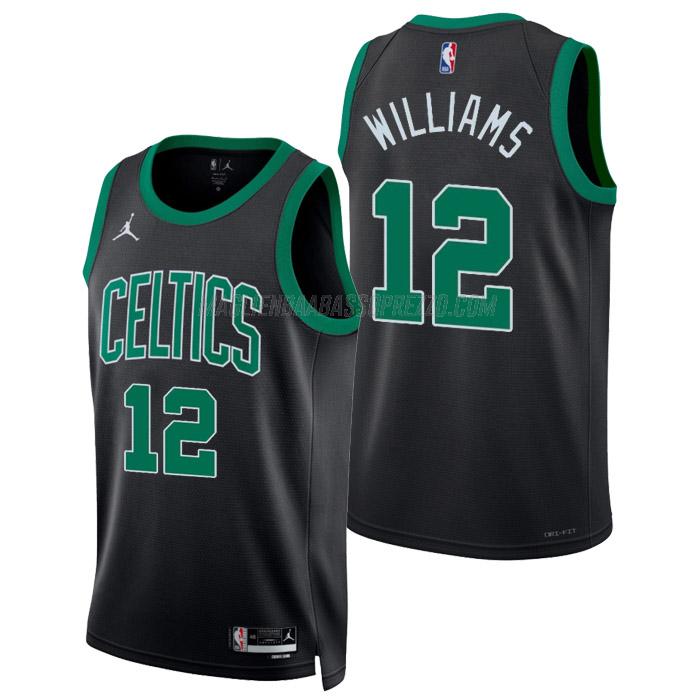 maglia grant williams boston celtics di 12 uomo statement edition 2023 nero