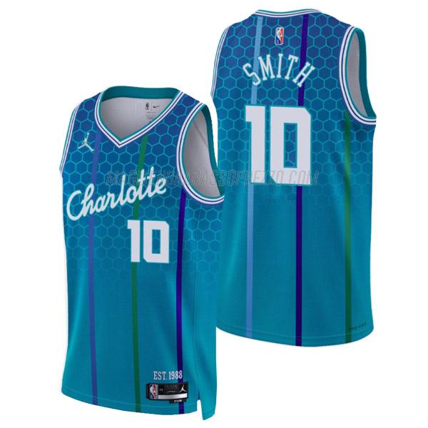 maglia ish smith charlotte hornets di 10 uomo city edition 2022 verde