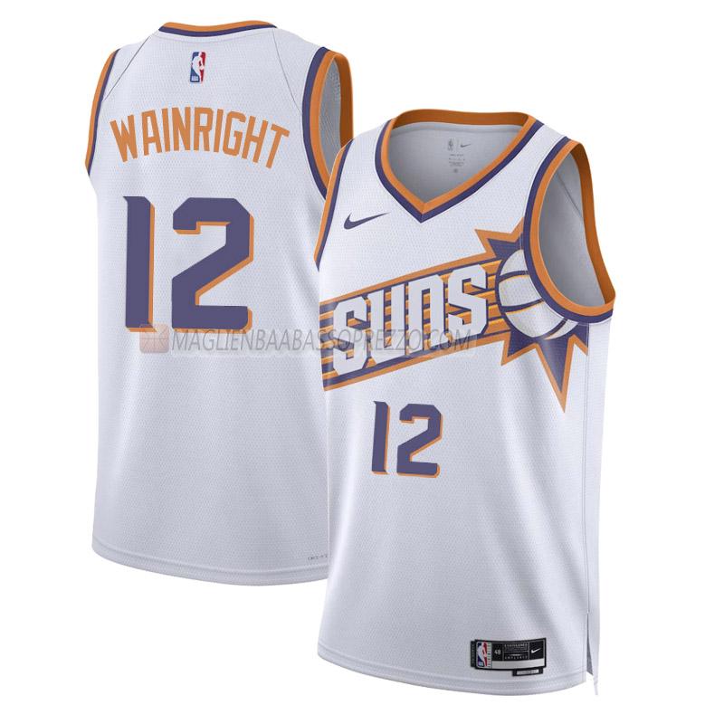 maglia ish wainright phoenix suns di 12 uomo association edition 2023-24 bianco