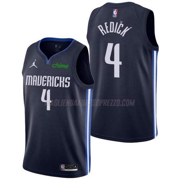 maglia j.j. redick dallas mavericks di 4 uomo statement edition 2022 blu navy