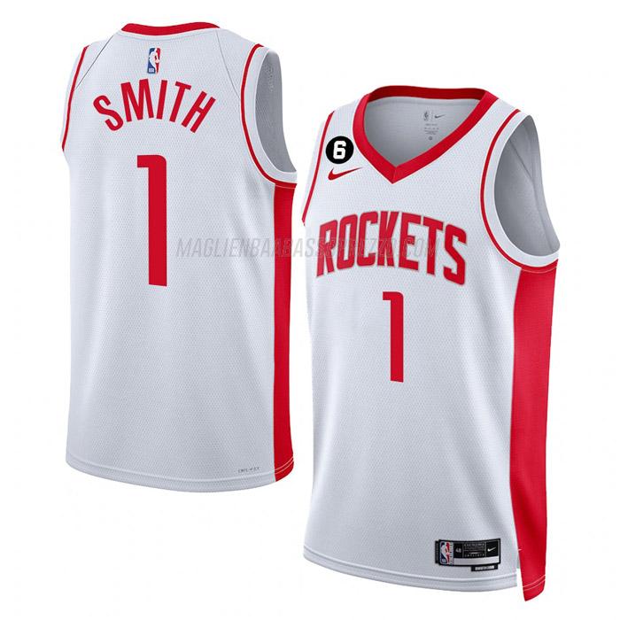 maglia jabari smith houston rockets di 1 uomo association edition 2023 bianco