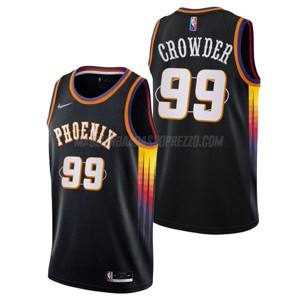 maglia jae crowder phoenix suns di 99 uomo mixtape edition 2022 nero