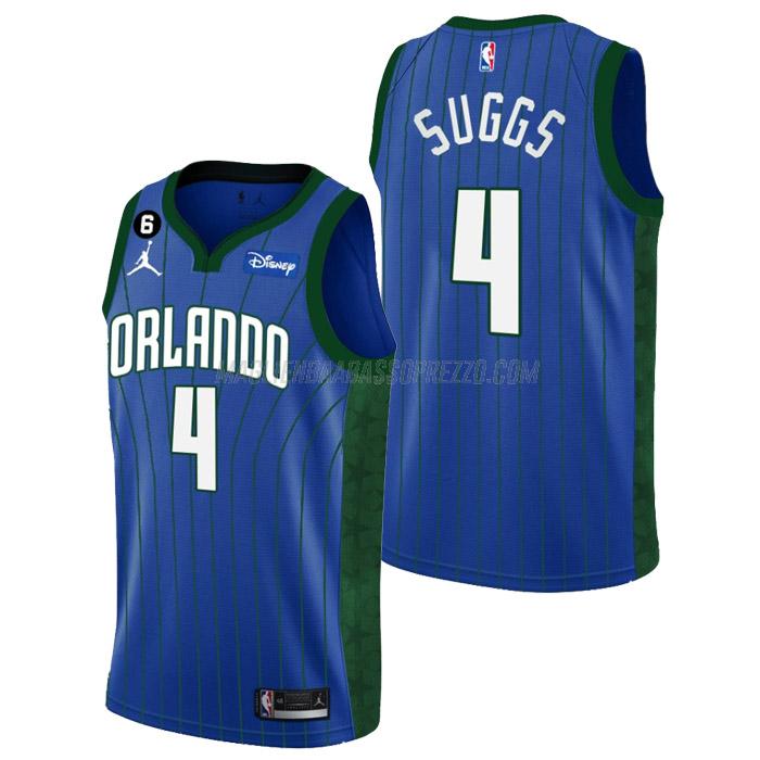 maglia jalen suggs orlando magic di 4 uomo statement edition 2023 verde