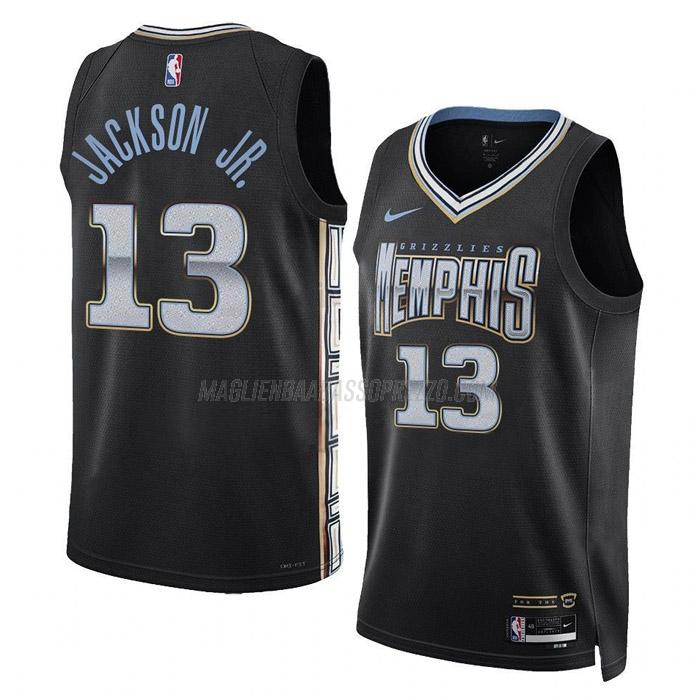 maglia jaren jackson jr memphis grizzlies di 13 uomo city edition 2023 nero