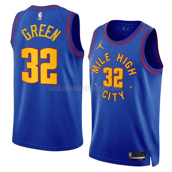 maglia jeff green denver nuggets di 32 uomo statement edition 2023 blu