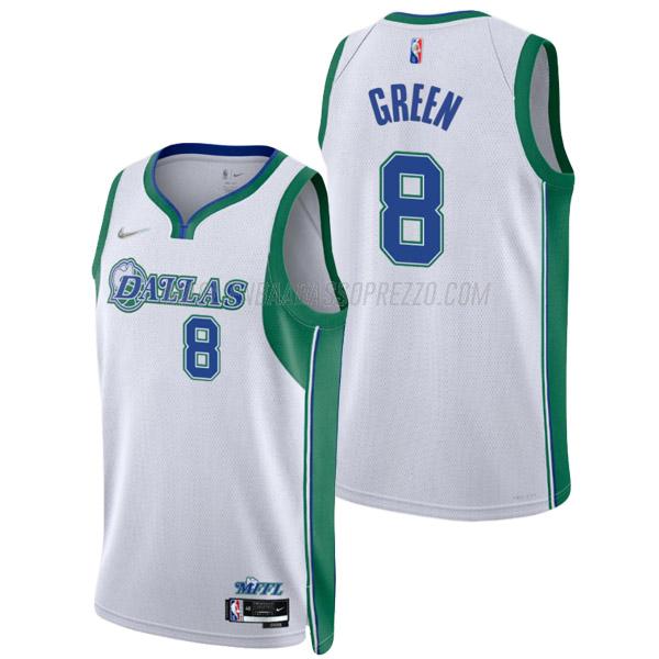 maglia josh green dallas mavericks di 8 uomo city edition 2022 bianco