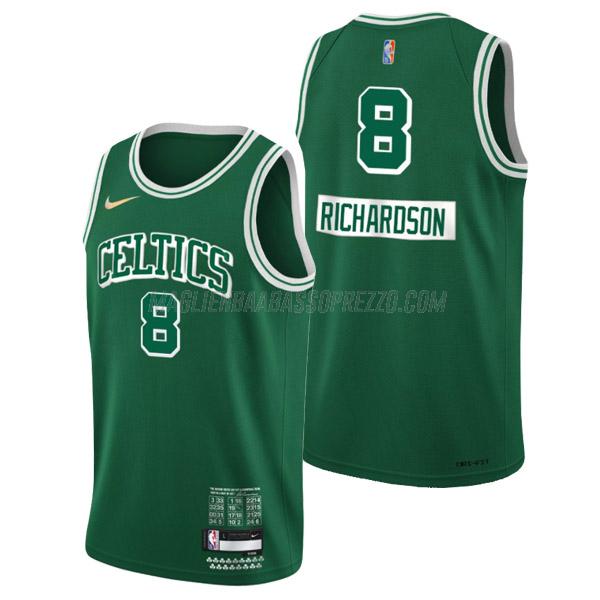 maglia josh richardson boston celtics di 8 uomo city edition 2022 verde