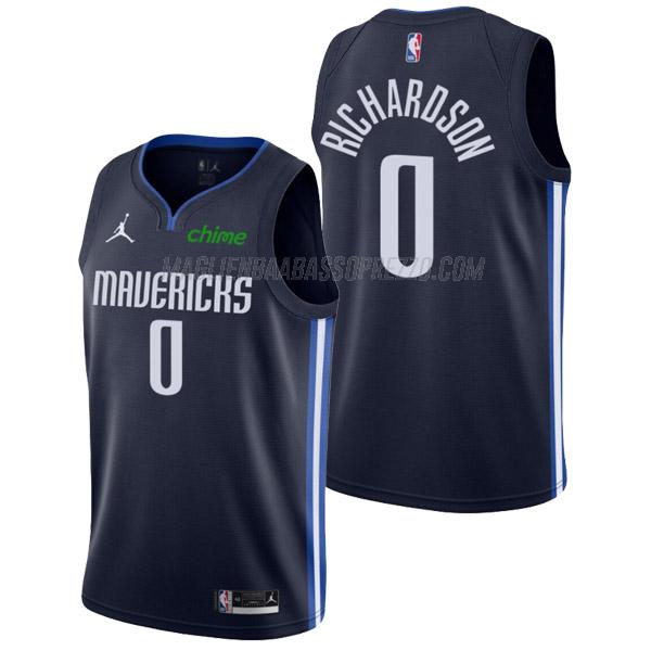 maglia josh richardson dallas mavericks di 0 uomo statement edition 2022 blu navy