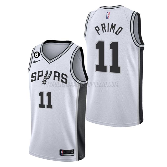 maglia joshua primo san antonio spurs di 11 uomo association edition 2023 bianco