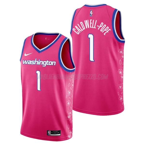 maglia kentavious caldwell-pope washington wizards di 1 uomo city edition 2023 rosa