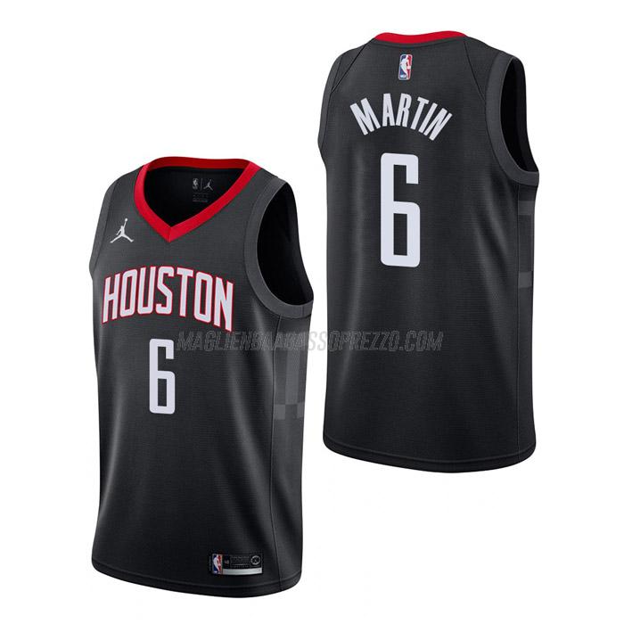 maglia kenyon martin jr houston rockets di 6 uomo statement edition 2023 nero