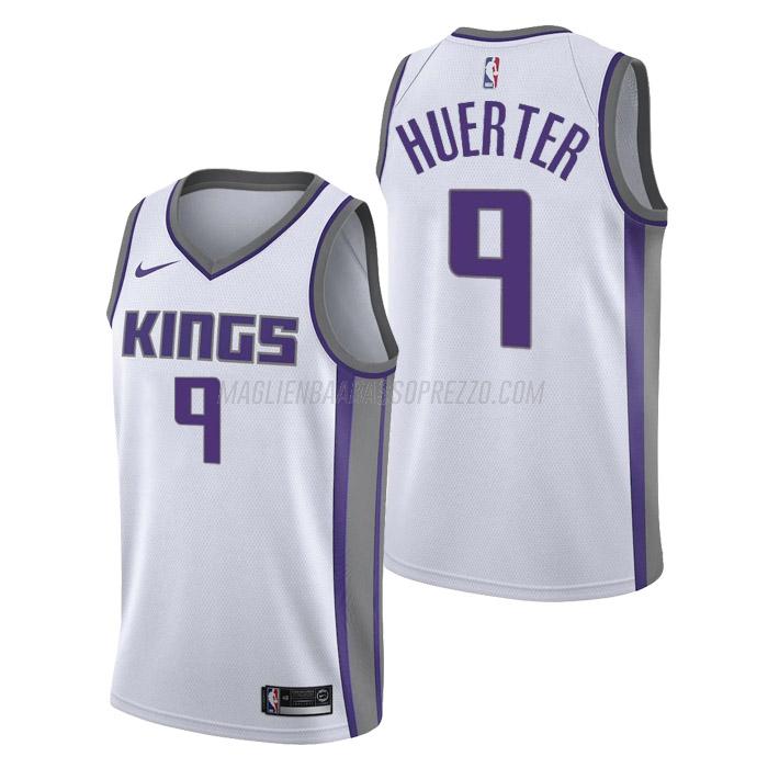 maglia kevin huerter sacramento kings di 9 uomo association edition 2023 bianco