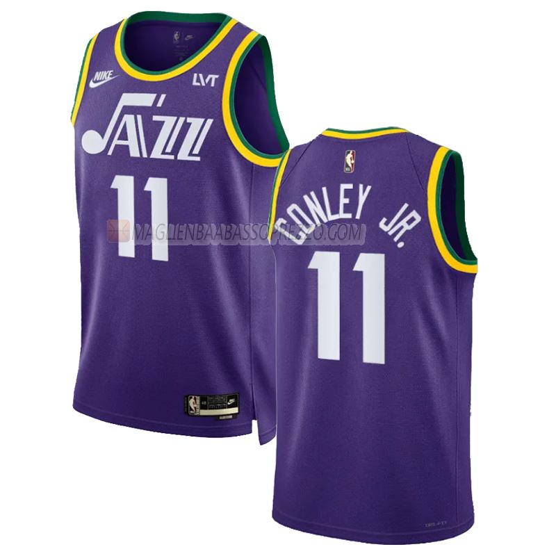 maglia kris dunn utah jazz di 11 uomo classic edition 2023-24 viola