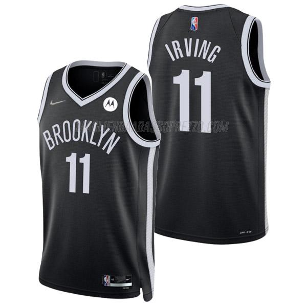 maglia kyrie irving brooklyn nets di 11 uomo icon edition 2022 nero